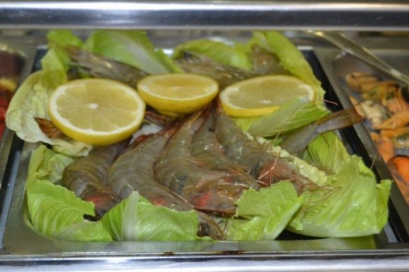 Langostinos a la plancha
