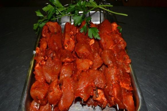 Pinchos de carne